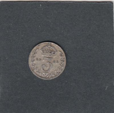 Beschrijving: 3 Pence EDWARD V